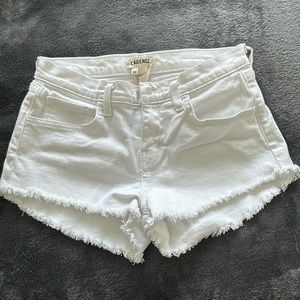 White L’AGENCE Shorts